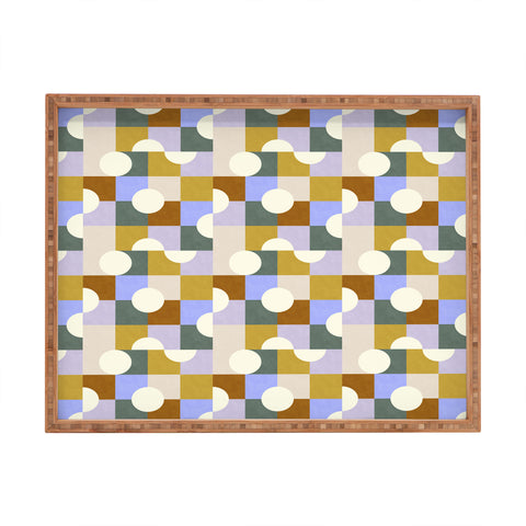 Marta Barragan Camarasa Mosaic geometric forms DP Rectangular Tray