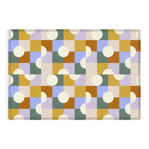 Marta Barragan Camarasa Mosaic geometric forms DP Outdoor Rug