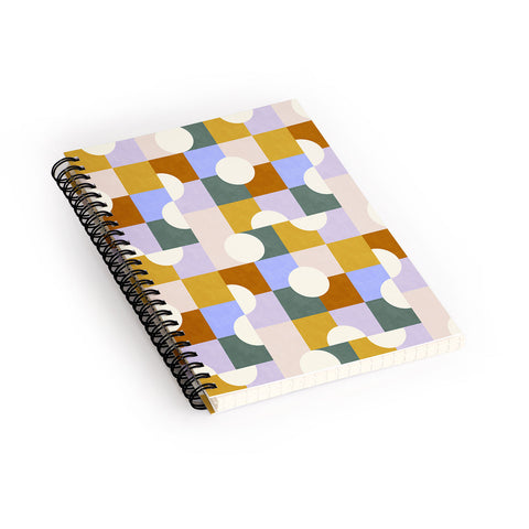 Marta Barragan Camarasa Mosaic geometric forms DP Spiral Notebook