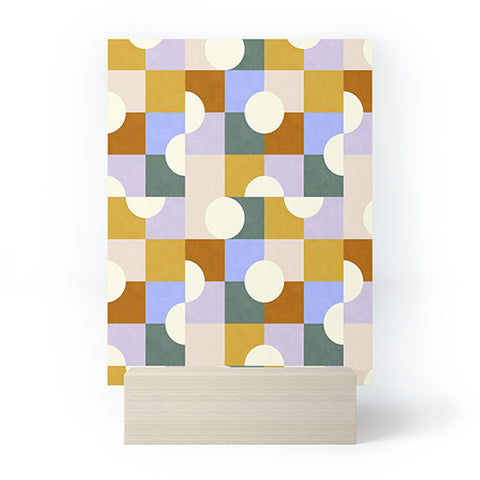 Marta Barragan Camarasa Mosaic geometric forms DP Mini Art Print
