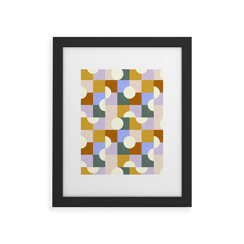 Marta Barragan Camarasa Mosaic geometric forms DP Framed Art Print