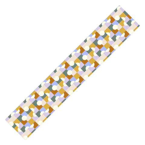 Marta Barragan Camarasa Mosaic geometric forms DP Table Runner