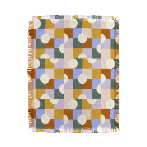 Marta Barragan Camarasa Mosaic geometric forms DP Throw Blanket