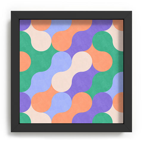 Marta Barragan Camarasa Mosaic retro colorful MD Recessed Framing Square