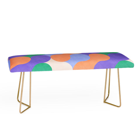Marta Barragan Camarasa Mosaic retro colorful MD Bench