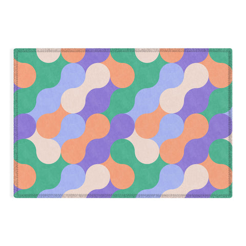 Marta Barragan Camarasa Mosaic retro colorful MD Outdoor Rug