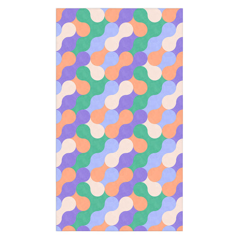 Marta Barragan Camarasa Mosaic retro colorful MD Tablecloth