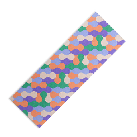 Marta Barragan Camarasa Mosaic retro colorful MD Yoga Mat