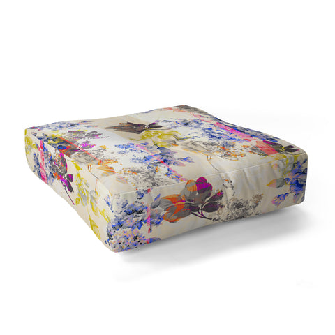 Marta Barragan Camarasa mosaic stripes Floor Pillow Square