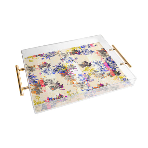 Marta Barragan Camarasa mosaic stripes Acrylic Tray