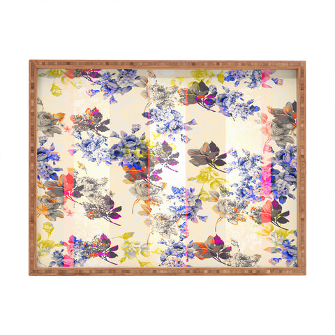 Marta Barragan Camarasa mosaic stripes Rectangular Tray