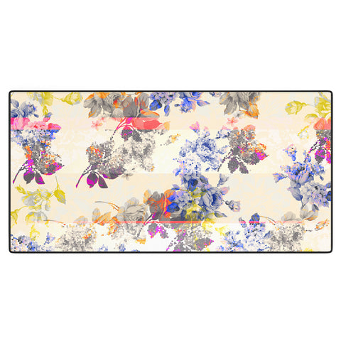 Marta Barragan Camarasa mosaic stripes Desk Mat