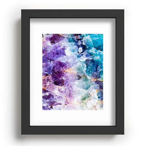 Marta Barragan Camarasa Multicolor quartz texture Recessed Framing Rectangle