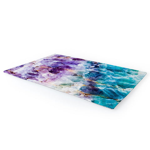 Marta Barragan Camarasa Multicolor quartz texture Area Rug