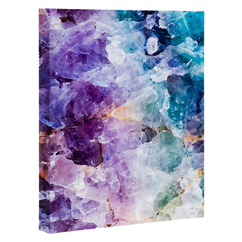 Marta Barragan Camarasa Multicolor quartz texture Art Canvas