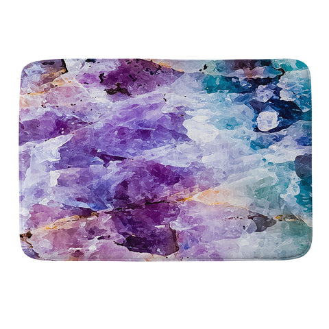 Marta Barragan Camarasa Multicolor quartz texture Memory Foam Bath Mat