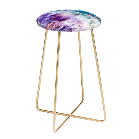 Marta Barragan Camarasa Multicolor quartz texture Counter Stool