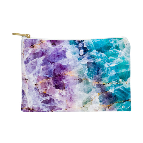 Marta Barragan Camarasa Multicolor quartz texture Pouch
