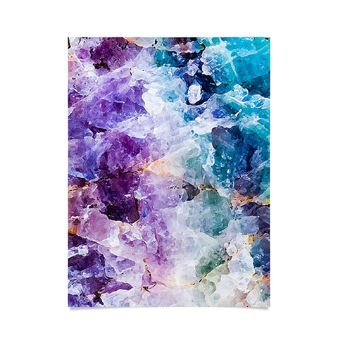 Marta Barragan Camarasa Multicolor quartz texture Poster