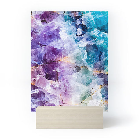 Marta Barragan Camarasa Multicolor quartz texture Mini Art Print