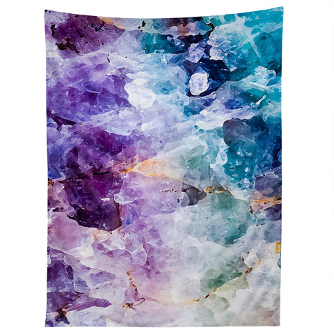 Marta Barragan Camarasa Multicolor quartz texture Tapestry