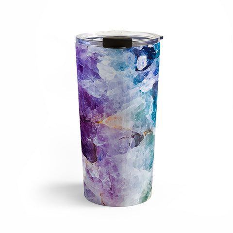 Marta Barragan Camarasa Multicolor quartz texture Travel Mug