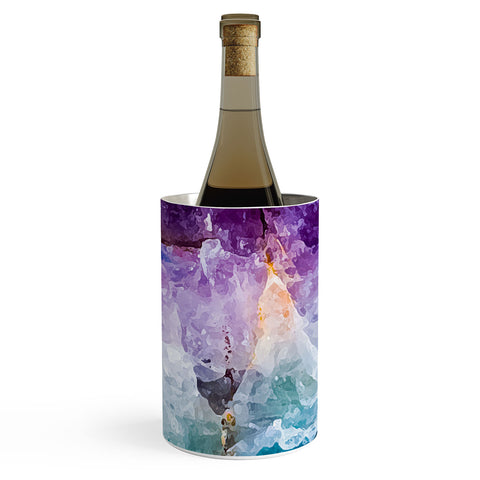 Marta Barragan Camarasa Multicolor quartz texture Wine Chiller