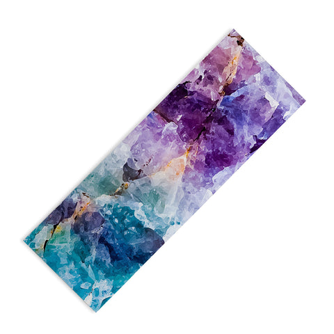 Marta Barragan Camarasa Multicolor quartz texture Yoga Mat