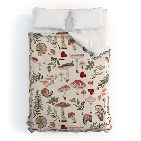 Marta Barragan Camarasa Mushroom seasonal Duvet Cover