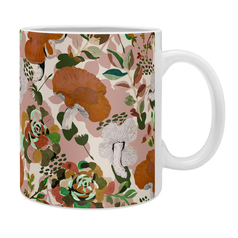 Marta Barragan Camarasa Mushrooms flowery meadow Coffee Mug