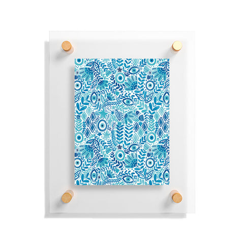 Marta Barragan Camarasa Mystical Leafy Oasis Floating Acrylic Print