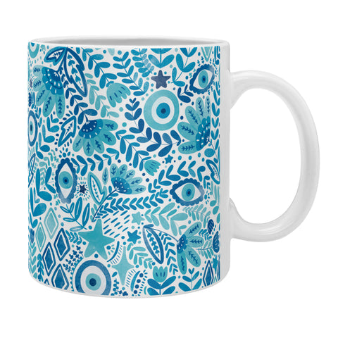 Marta Barragan Camarasa Mystical Leafy Oasis Coffee Mug