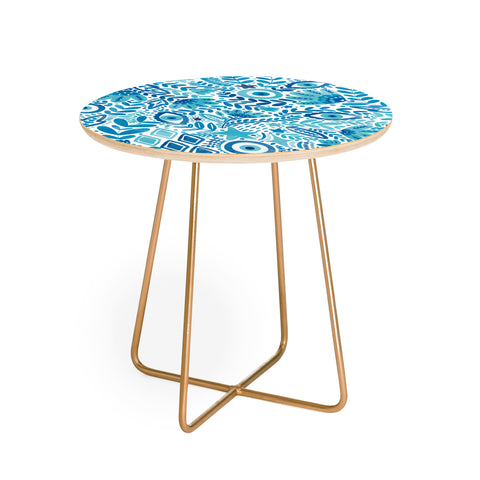 Marta Barragan Camarasa Mystical Leafy Oasis Round Side Table