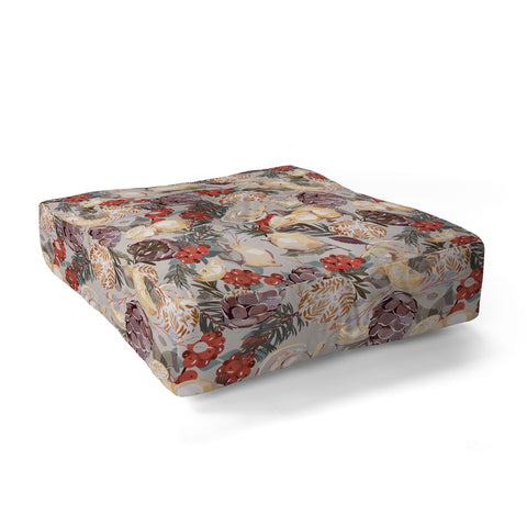 Marta Barragan Camarasa Natural Christmas decor LC3 Floor Pillow Square