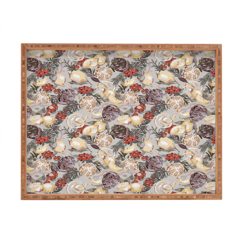 Marta Barragan Camarasa Natural Christmas decor LC3 Rectangular Tray