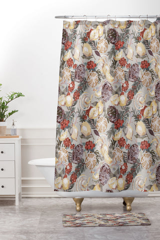 Marta Barragan Camarasa Natural Christmas decor LC3 Shower Curtain And Mat