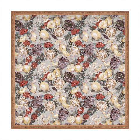 Marta Barragan Camarasa Natural Christmas decor LC3 Square Tray