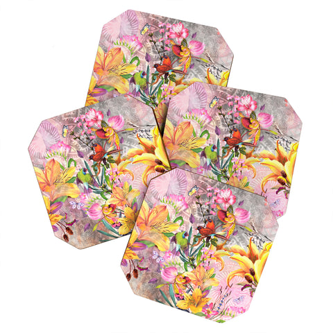Marta Barragan Camarasa Nature among mandalas Coaster Set