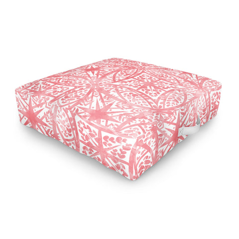 Marta Barragan Camarasa Nature fantasy tiles PB Outdoor Floor Cushion