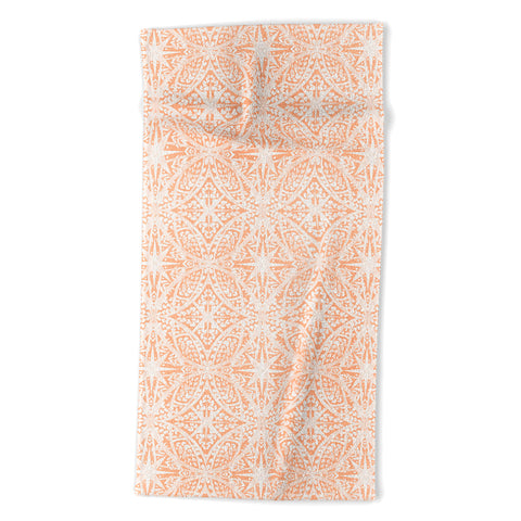 Marta Barragan Camarasa Nature fantasy tiles PF Beach Towel