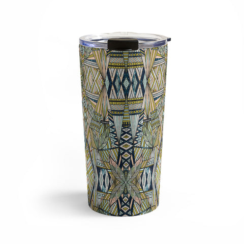 Marta Barragan Camarasa Nature tribal pattern Travel Mug