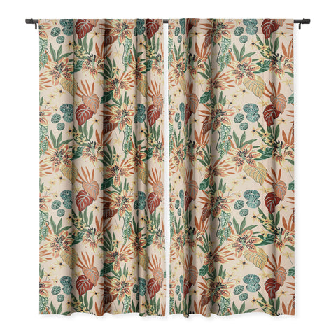 Marta Barragan Camarasa Nice tropical floral jungle 2 Blackout Non Repeat