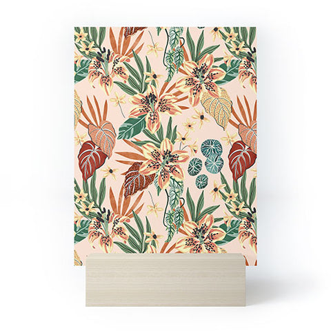 Marta Barragan Camarasa Nice tropical floral jungle 2 Mini Art Print
