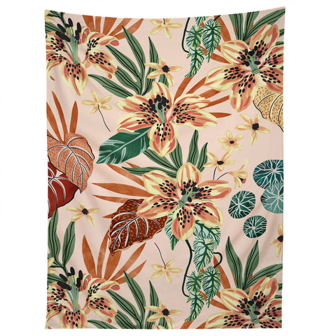 Marta Barragan Camarasa Nice tropical floral jungle 2 Tapestry