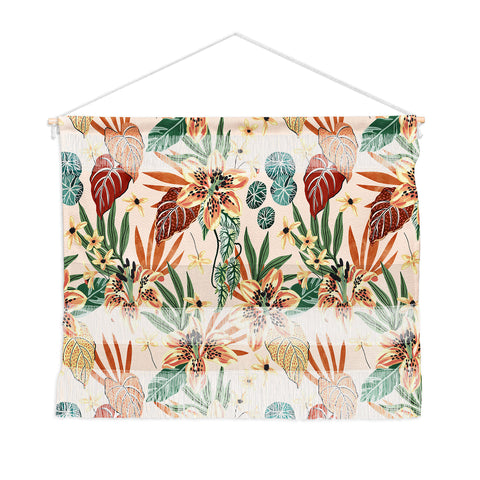 Marta Barragan Camarasa Nice tropical floral jungle 2 Wall Hanging Landscape