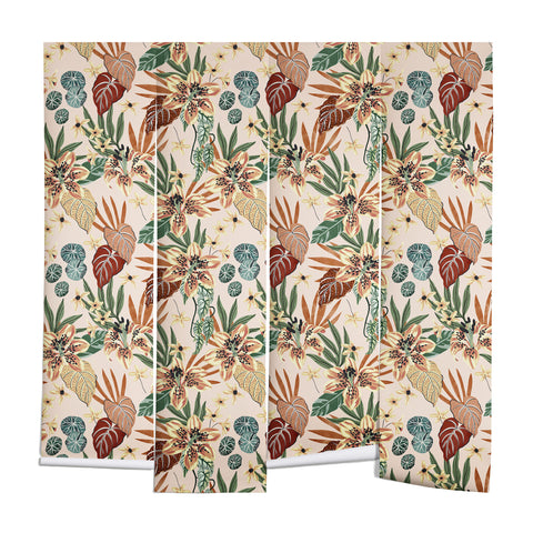 Marta Barragan Camarasa Nice tropical floral jungle 2 Wall Mural