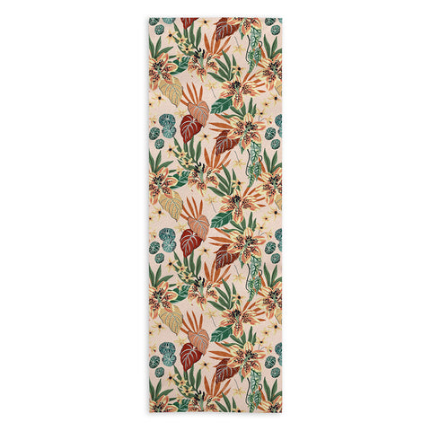 Marta Barragan Camarasa Nice tropical floral jungle 2 Yoga Towel