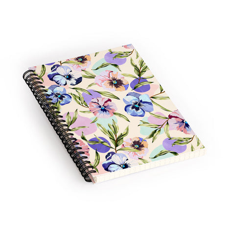 Marta Barragan Camarasa Nice tropical garden pastel C Spiral Notebook