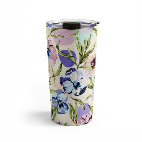 Marta Barragan Camarasa Nice tropical garden pastel C Travel Mug