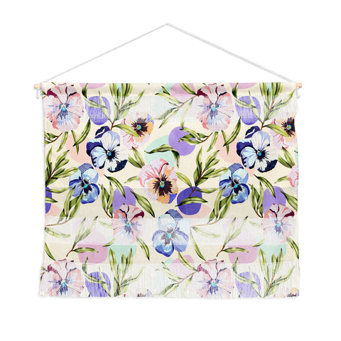 Marta Barragan Camarasa Nice tropical garden pastel C Wall Hanging Landscape